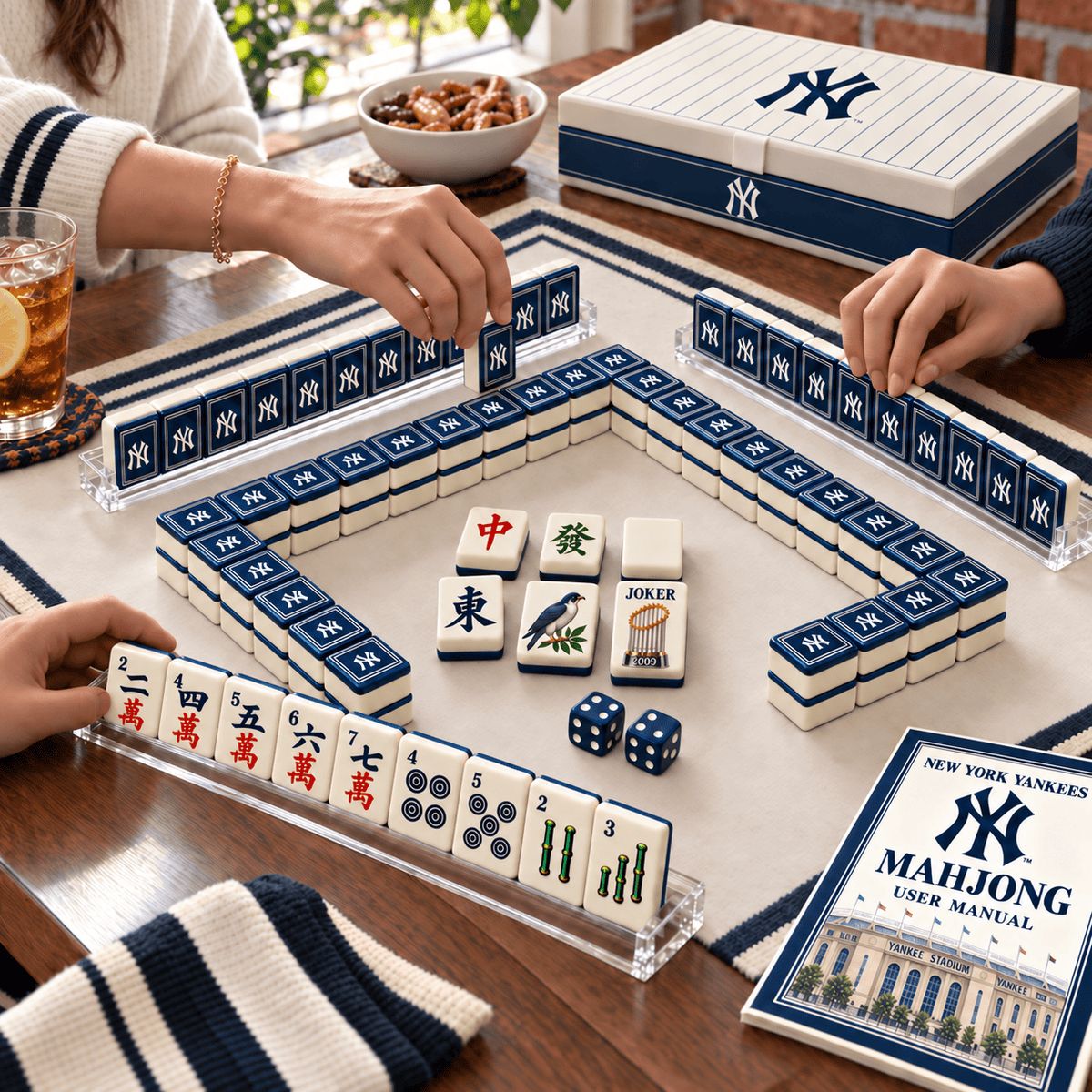 Premium NYY Mahjong Tiles Set TTMH