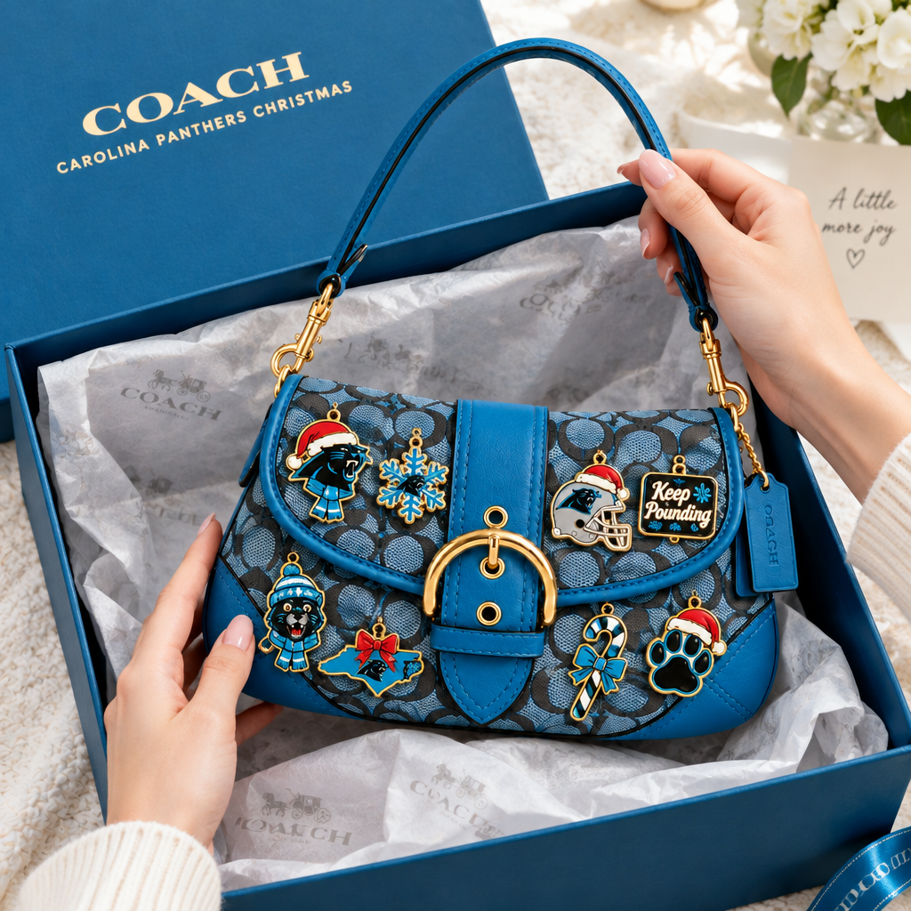 Carolina Panthers Soho Bag With Charm